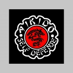 Aikido - Self Defense čierne trenírky BOXER s tlačeným logom,  top kvalita 95%bavlna 5%elastan
